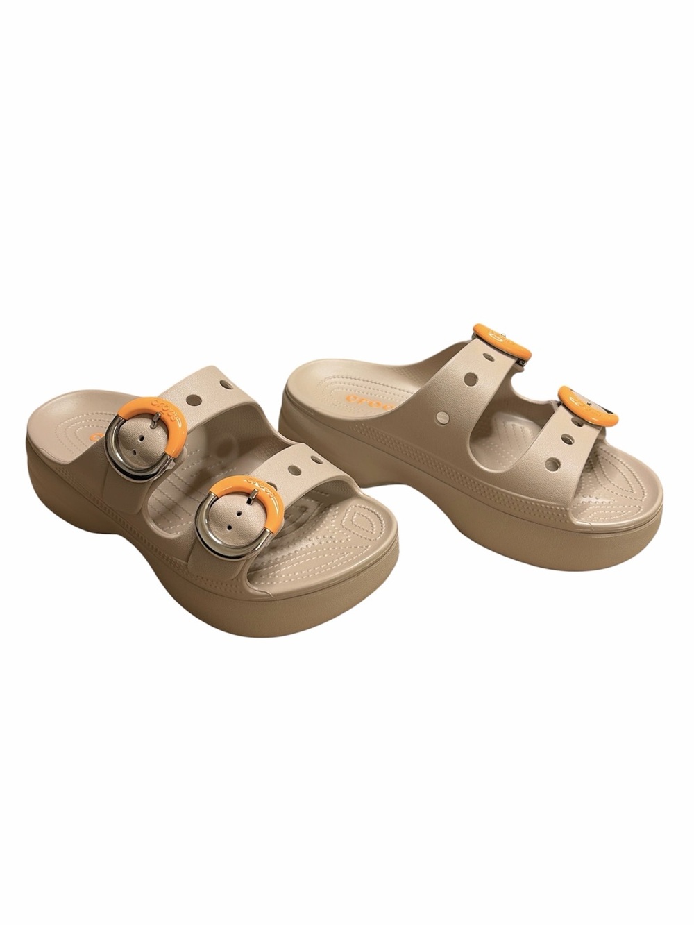 Crocs Women's Saturday Platform Dipped Buckle Sandal Size 10 in Dulce - Picture 15 of 16